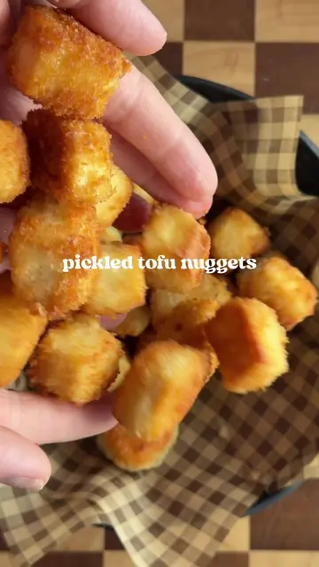 PICKLED TOFU NUGS!!  These are seriously one of my favourite things ever to make