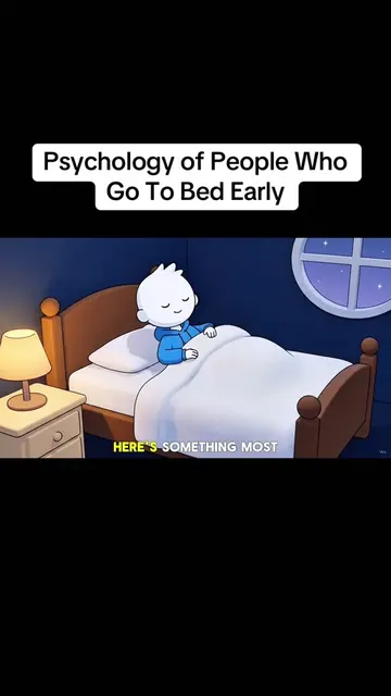 Psychology of People Who Go To Bed Early #psychology #psychologyfacts #bedtime #