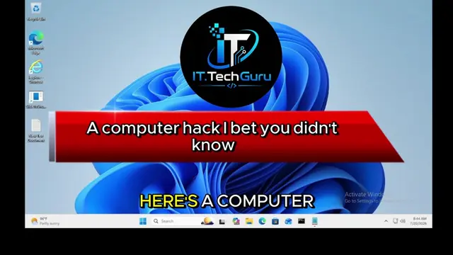 A computer hack I bet you didn't know #computerhelp #computerhack #computertips 