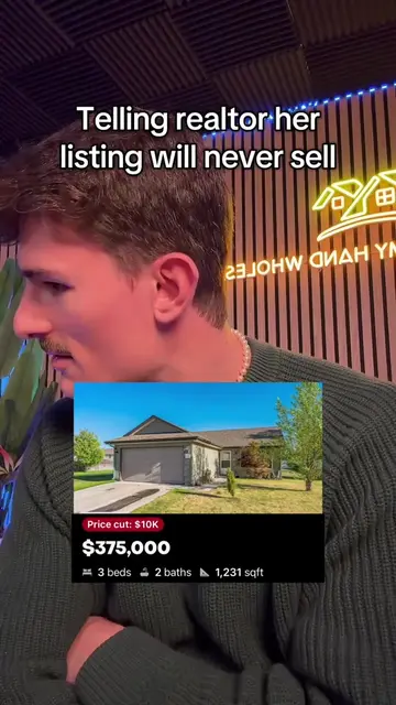 *LIVE CALL* Telling a realtor her listing will never sell  #Fyp #realestate #Lea