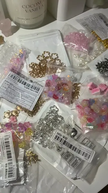 Another bead haul!! New trinkets dropping tomorrow at 6pm EST!! 🌸 #fyp #asmr #S