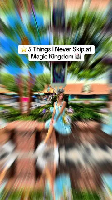 ✨ These are the 5 things I NEVER skip at Magic Kingdom—and not a single one is a