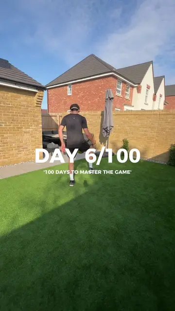 Day 6/100 Apologies to the neighbours car… #football #footballtraining #football