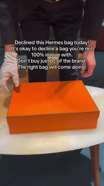 Stop focusing on what you’re wearing when walking into Hermès… SAs literally do 