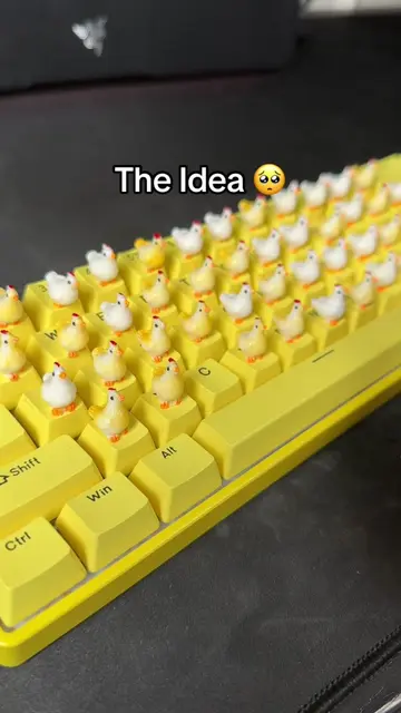 idea vs result keyboard #toy #keyboard 
