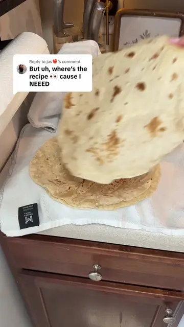 Replying to @jas❤️‍🔥 Here you go friends 🌯❤️ #flourtortillas #tortillarecipe #