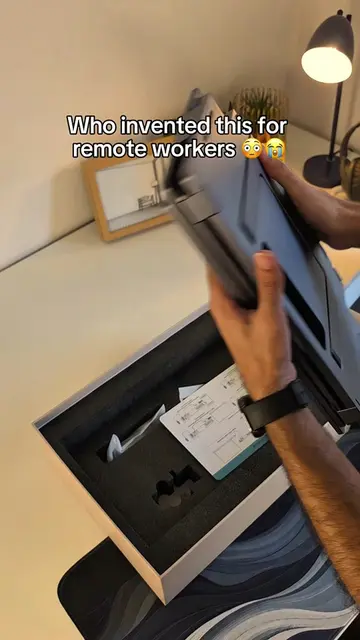 Remote workers just got a MASSIVE work upgrade 🤫😳 #Tech #asmr #newtech #monito