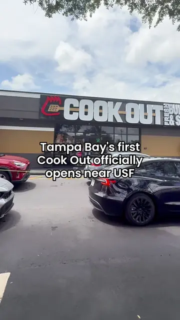 Popular Southern fast-food chain now open in Tampa: Cook Out 🍔🍟 Southern foodi