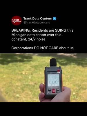 It’s always profits over people to them. #datacenters 