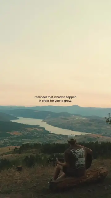 It all happened for a reason. If it didn’t happen, you wouldn’t be who you are t