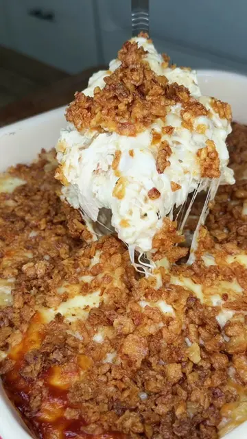 4 full recipe🔎 Melissa Jo & Easy French Onion Chicken & Rice Casserole 
