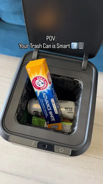 Your sign to get a smart trash can. 🗑️✨ Meet Royal Bin™ NOIR, the smart trash c