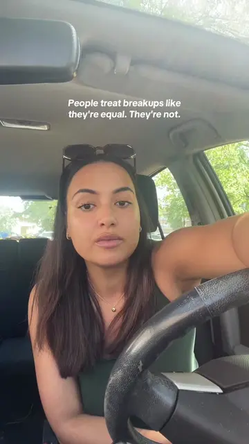 Being dumped vs choosing to end a relationship aren't the same experience. That 