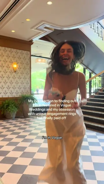 Ive actually never been nonchalant a day in my life 🥹😂 Honored @vogueweddings 