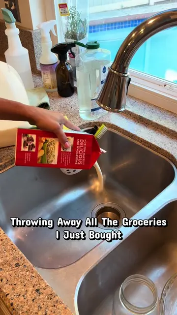 Should they reimburse us for the groceries? #fyp #clean #cleaning #groceries #gr
