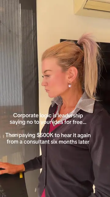 It’s not that your idea was bad… it just needed a $500K invoice attached to it. 