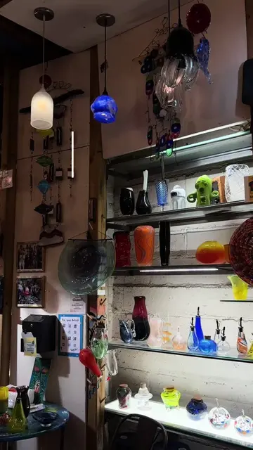 The Glass Bubble Project in Ohio City, Cleveland offers custom art, glass blowin