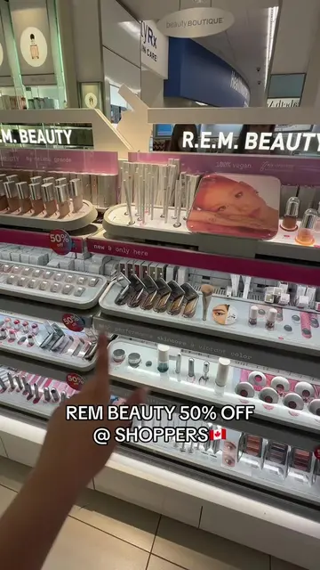 I’m gonna miss @r.e.m. beauty at shoppers 😭😭 @shoppersbeauty #rembeauty #rembe