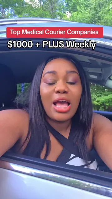 🚨 STOP scrolling! These medical courier companies are paying drivers $1,000+ we