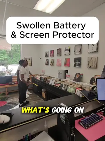 🚨Swollen Battery & Screen Protector! Are you having a tech problem? We accept m