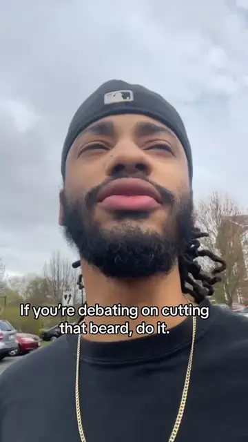Never again..😵‍💫 #beard #goatee #locs #haircut #retwist 