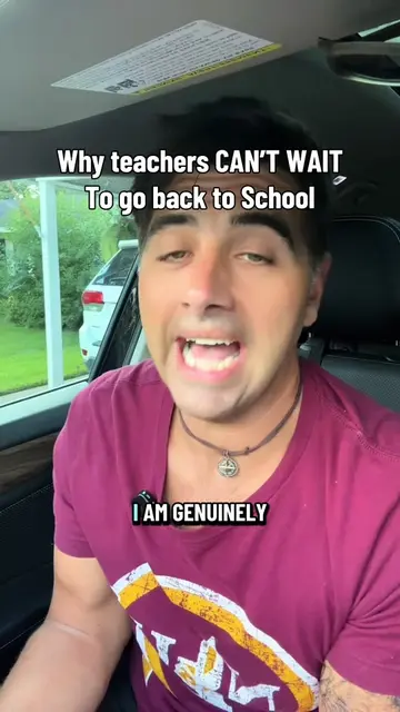 Summer was getting dangerously peaceful. Teachers, what are you MOST excited for