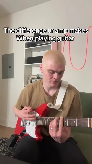 No pedals used! Peep how much better my playin has gotten too 👀 #guitartok #lea