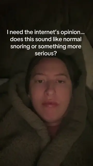 Does anyone else’s snoring sound like this or should I find out how to get a sle
