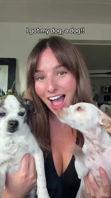 We officially have 2 rescue dogs in the house! Pinky isn’t an only child anymore