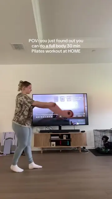if you want to get that Pilates class burn at HOME, try this 🧘🏼‍♀️ linked abov