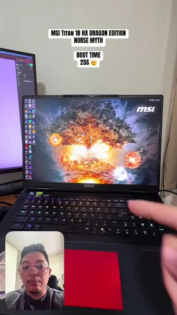 MSI Titan 18 HX Dragon Edition Norse Myth  Boot Time 25S 🤯 RTX 5090 24GB  6TB S