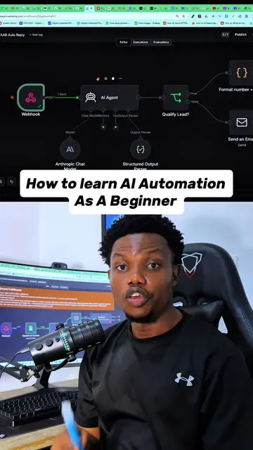 How to start AI automation as a complete beginner. Not Python. Not a $497 course