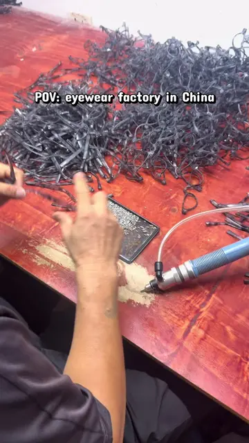 POV: eyewear factory in China #factory #eyewear #workshop #B2B #wholesale 