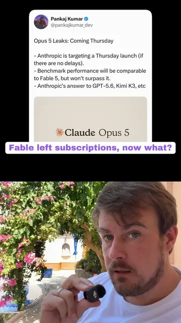Fable got pulled from subscriptions for lots of people. Options: Anthropic gave 