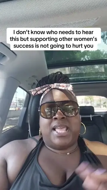 Supporting other women’s success is not going to hurt you. Women who are secure 