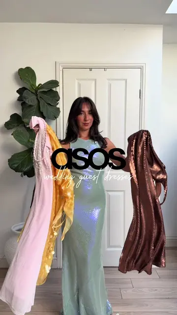 asos wedding guest dresses try on! Which one is yiur fave?? #weddingguest #dress