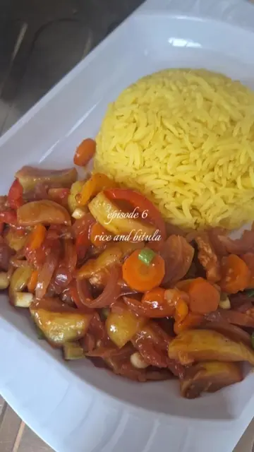bitula and rice !!! episode 6 of trying out meals  this meal is very much budget