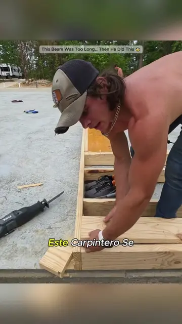 HeFixeda“Impossible”BeamProblem😱#Woodworking#CarpentrySkills#ConstructionSecret