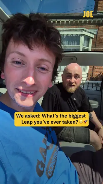 “That was loads of leaps” 😂[ad] What’s the biggest leap you’ve ever taken? We a