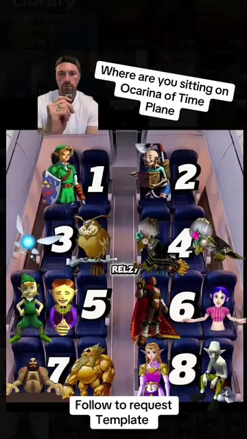 Ocarina of Time plane where are you sitting #zelda #ocarinaoftime #thelegendofze
