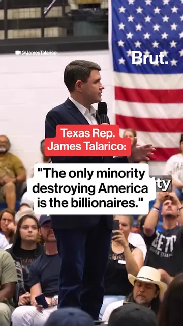 “The only minority destroying America is billionaires,” Texas state Rep. James T