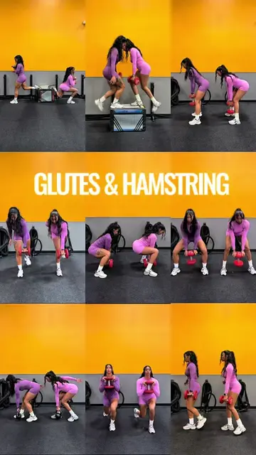 🍑 Glutes & Hamstrings with Dumbbells A few glute & hamstring exercises you can 
