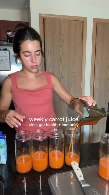 bottles & juicer in amazon storefront under “gut health” #carrotjuice #barefaces
