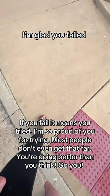 You’re doing so well!! I’m so proud of you for trying!! #goyou #trying #motivati