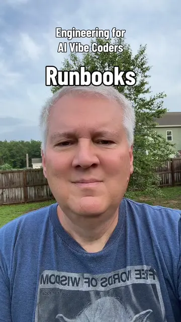 Engineering for Vibe Coders: Runbooks What if your app went down at 2:00 in the 
