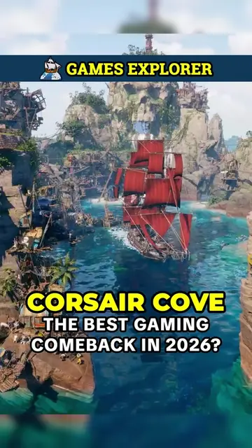 🎮 Corsair Cove 🗓️ Jul 31 #corsaircove city builder games, new games, indie gam