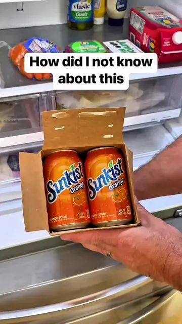 Daily Tips eps #8 Simple way to put away beverages in the fridge 🥤 #soda #bever
