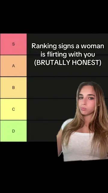 #greenscreen ranking signs she’s FLIRTING with you🤭 #dating #datingadvice #Rela