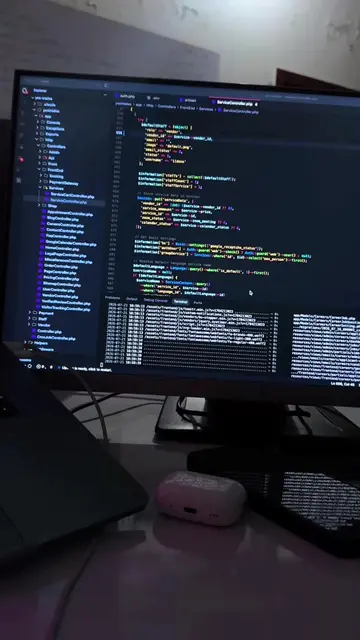 No time for regret 🔥🖤 CODING on fire  Building laravel web app  Deploying to v