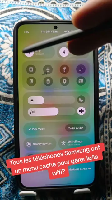 Tous les téléphones Samsung ont un menu caché pour gérer le/la wifi? #wifi #sams